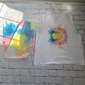 Shaun T. Colorful Tank & Legging Set